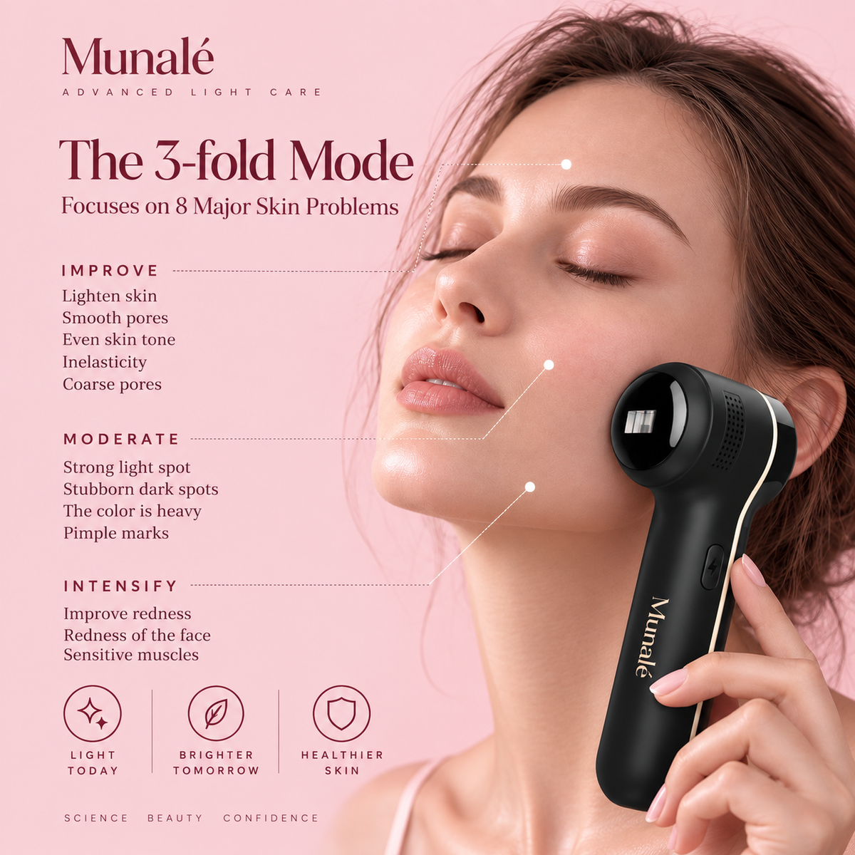 Munalé™ PRO DPL Photofacial Skincare Whitening Brightening Anti-ageing Rejuvenation