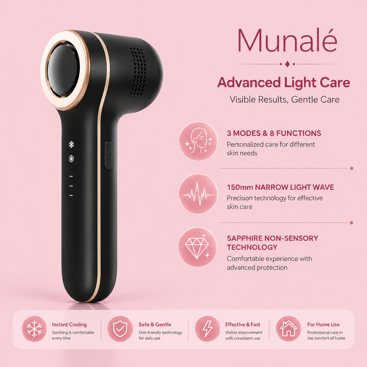 Munalé™ PRO DPL Photofacial Skincare Whitening Brightening Anti-ageing Rejuvenation